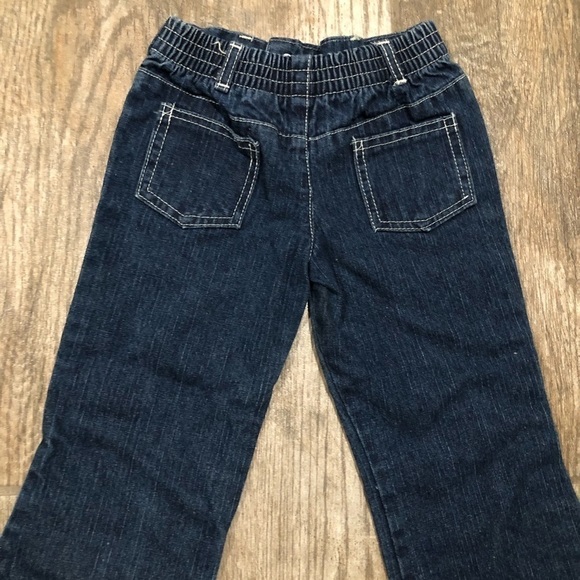5/$10 Young Hearts size 3T jeans with flower graphics - Picture 3 of 8